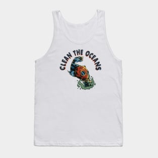 Clean the Oceans - Fish Tank Top